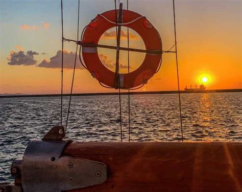 Rhodos Stadt Bootsfahrt bei Sonnenuntergang mit Getränken und Snacks