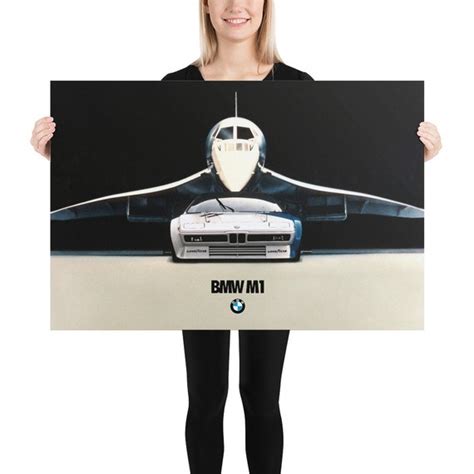 Bmw M1 Concorde Poster Vintage Ad The Ultimate Driving