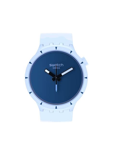 Swatch Big Bold Bioceramic Forest Ρολόι Μπαταρίας με Καουτσούκ Λουράκι