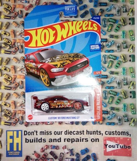 SUPER TREASURE HUNT Hot Wheels Custom 2018 Ford Mustang (PLZ READ ...