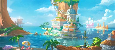 Tropical Island 海岛, Packsod 百草头 | Conceptual art, Environment concept ...