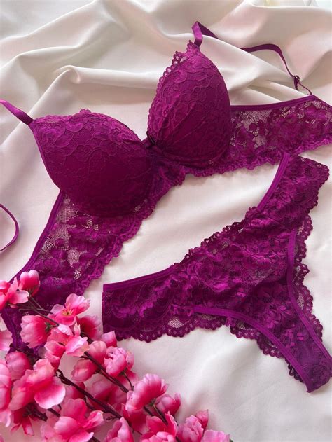 Conjunto Premium Roxo Imp Rio Lingerie