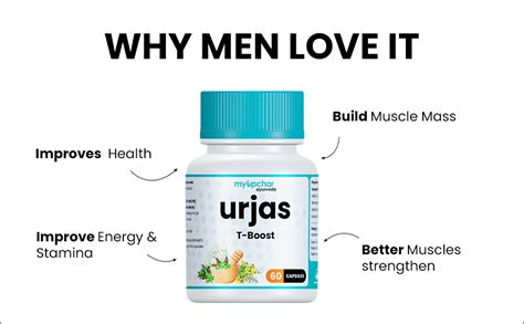 Buy Myupchar Ayurveda Urjas T Boost Supplement For Men With Ashwagandha