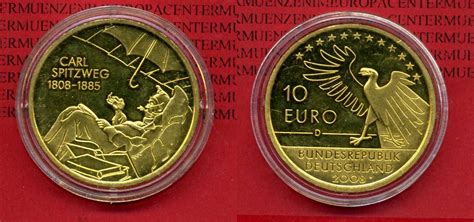 Bundesrepublik Deutschland 10 Euro Silber vergoldet Gedenkmünze