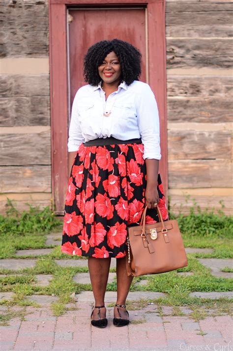 Chambray And Floral My Curves And Curls