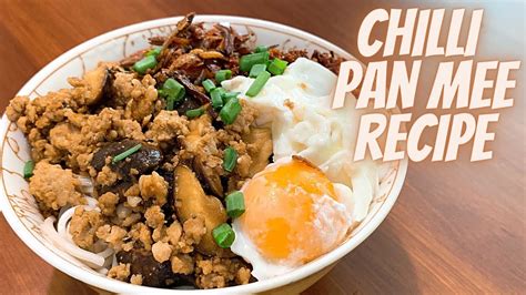 Chilli Pan Mee Recipe How To Make Chilli Pan Mee Chilli Pan Mee