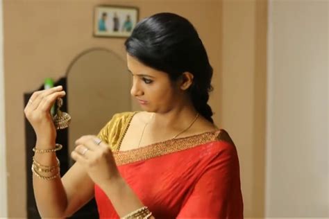 Priya Bhavani Shankar Hot In Red Saree