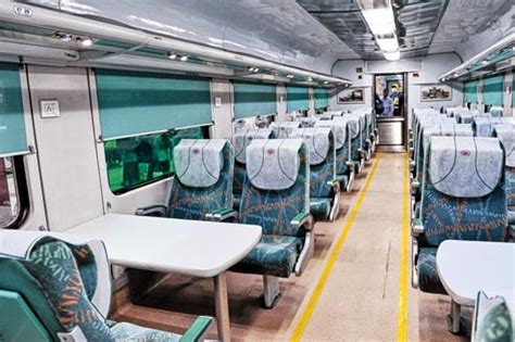 Shatabdi Express Interior