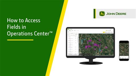 How To Access Fields John Deere Operations Center Youtube