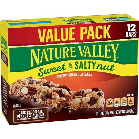 Nature Valley Sweet And Salty Dark Chocolate Peanut And Almond