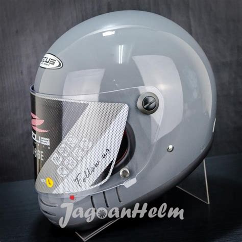 Jual Zeus Helm Zs E Solid Grey Retro Zs E Classic Zs E Di