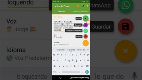 Como Aser La Voz De Loquendo En Android YouTube