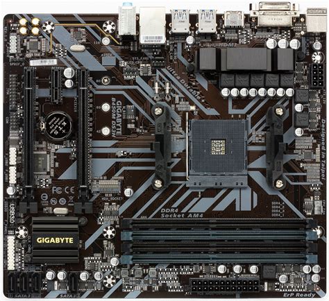 Обзор материнской платы Gigabyte B450M DS3H на чипсете AMD B450