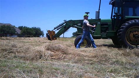 Raking And Baling Hay Hitting That Hay Youtube