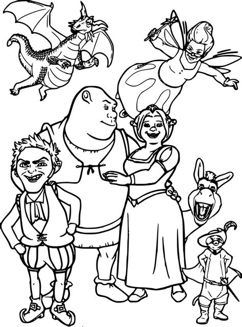 Printable Shrek Coloring Pages Martin Printable Calendars Images And