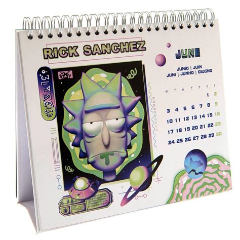 Rick And Morty Desktop Calendar Showorld Uk