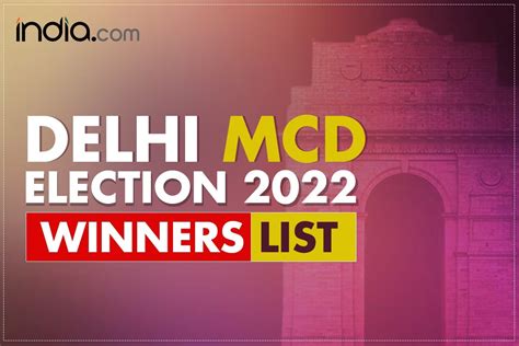 Delhi Mcd Election Result Aap Sweeps Corporation Polls Full List