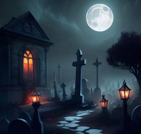 Haunted Cemetery by DubbedEmotions on DeviantArt