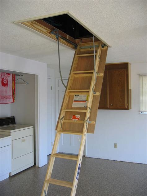 garage attic ladder | House ideas | Pinterest