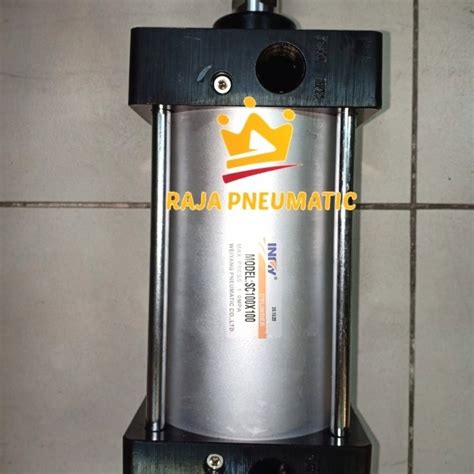 Jual Silinder Cylinder Pneumatic Angin Sc 100X100 Double Acting