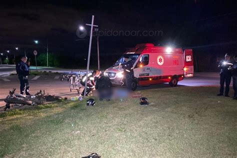 Morre motociclista que atingiu placa de sinalização na Via Prefeito