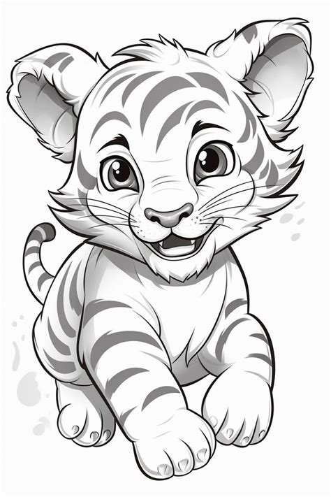 Top Printable Tiger Coloring Pages For Kids - Worksheets Library