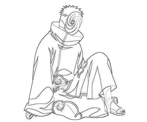 Tobi Anime Naruto Kleurplaten Tobi Kleurplaten Kleurplaten Voor