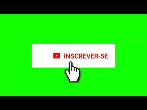 Botão like e botão inscreva se em Chroma Key Vídeo para edição