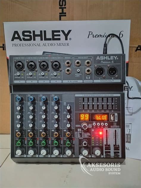 Mixer Ashley Premium Original Efek Digital Reverb Dsp Kualitas