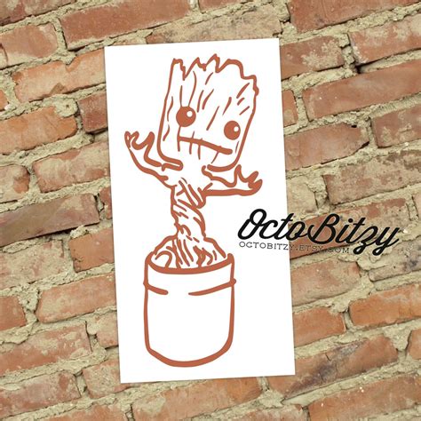 Baby Groot Guardians Of The Galaxy Vinyl Decal Sticker Vinyl Decal