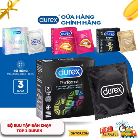 Combo 4 hộp 12c Bao Cao Su Durex chính hãng đủ bộ sưu tập chạm đỉnh