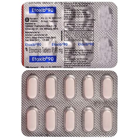 Etoricoxib 90mg Tablet At Rs 170stripe Pain Relief Drugs In Surat