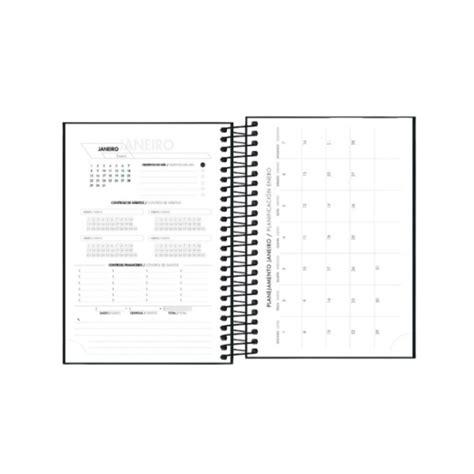 Agenda Espiral Permanente 130 Mm X 188 Mm C 176 Fls Tilibra