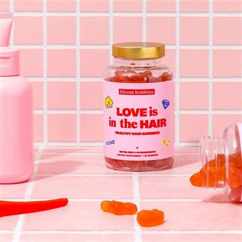 Bloom Robbins LOVE is in the HAIR vitamíny na vlasy s biotinem