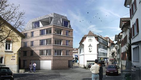 MAI Neubau Mehrfamilienhaus mit Gewerbefläche Kriens