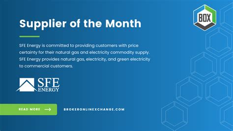 June Supplier Of The Month Sfe Energy Broker Online Exchange