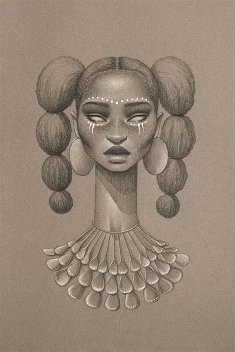 African Drawings Afrocentric Art Afro Art