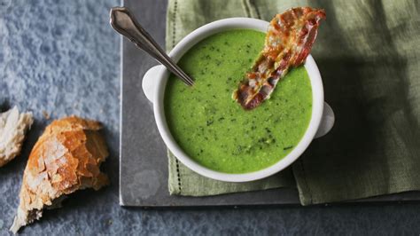 Nigel Slater S Pea Soup With Pancetta Recipe Bbc Food