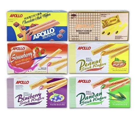 Apollo Stick Wafers G X Pcs Outer Shopee Malaysia