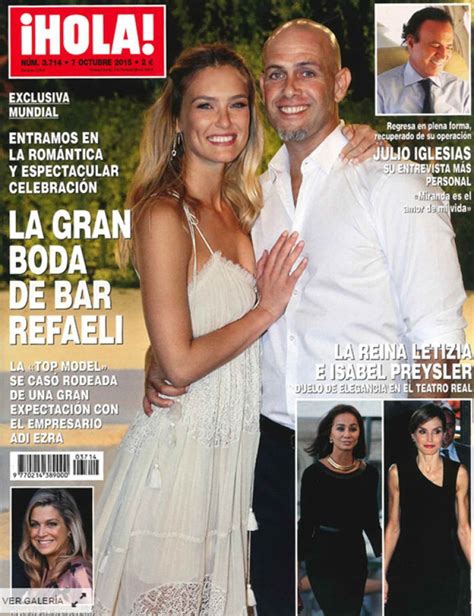 BAR REFAELI – Wedding Photos from Hola Magazine – HawtCelebs