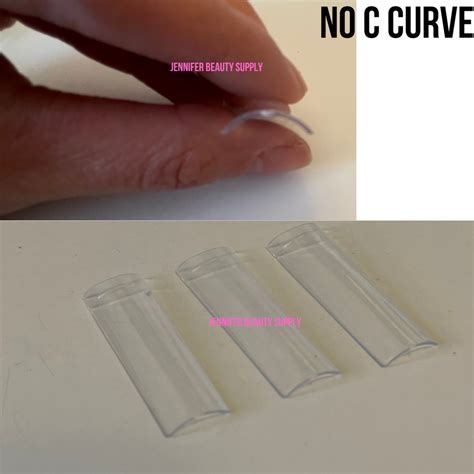 Xxl Xxxl No C Curve Coffin Square Stiletto Acrylic Nail Tips 500 Pc