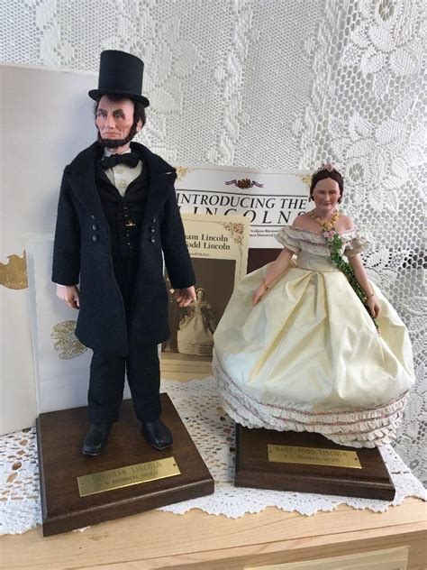 Vintage Abraham And Mary Todd Lincoln U S Historical Society Living