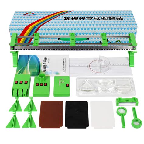 Physical Lab Optics Experiment Kit Optical Bench Set Concave Convex Lens Imaging Pinhole Imaging