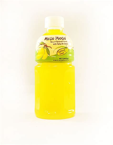 Mogu Mogu Mango Flavoured Drink With Nata De Coco 320ml Drinks