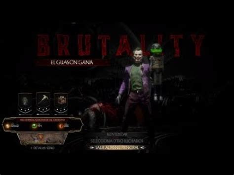 Mortal Kombat 11 Joker Vs Noob Saibot Batman Who Laughs YouTube