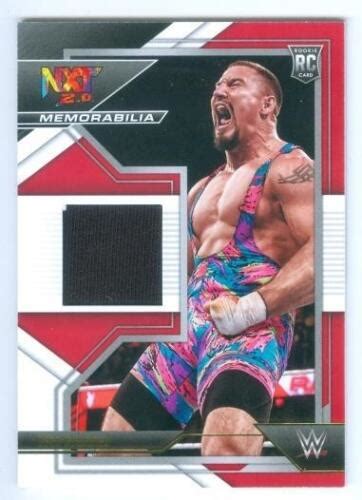 Bron Breaker Red Rc Memorabilia Card Panini Wwe Nxt Ebay