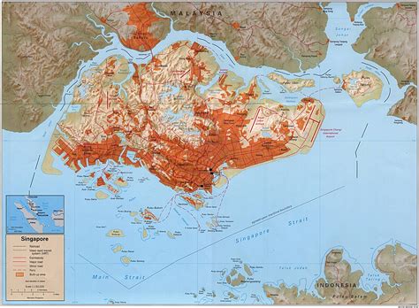 Map Of Singapore Geography