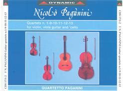 Paganini The Complete Quartets For Strings And Guitar DISK2