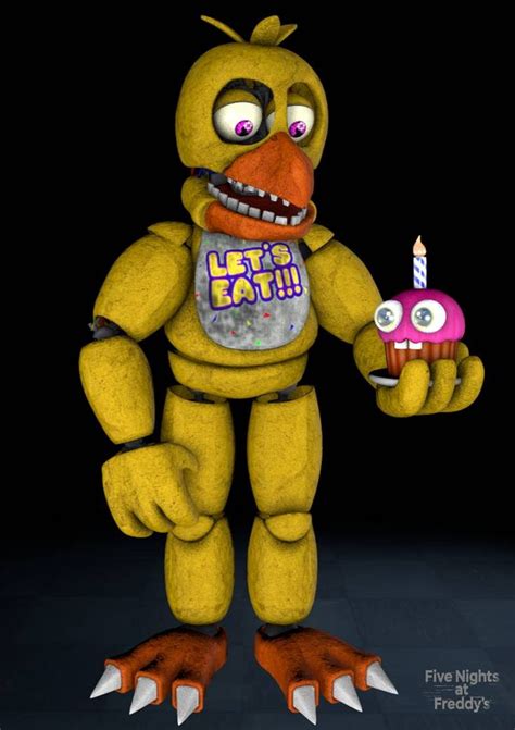 Sfm Fnaf Unwithered Chica Poster By Mystic7mc On Deviantart Freddy