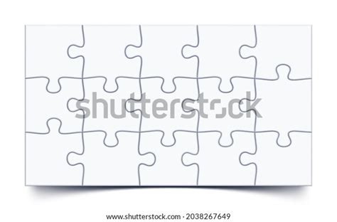 Puzzle 3x5 Grid Jigsaw Game 15: เวกเตอร์สต็อก (ปลอดค่าลิขสิทธิ์ ...